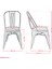 Tolix Kolsuz Metal Sandalye-Siyah(2 Adet) 2
