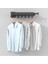A-6hooks-Beyaz Tarzı Katlanır Elbise Askısı Alüminyum Geri Çekilebilir Kurutma Rafı Duvara Monte Çamaşır Depolama Yerden Tasarruf Ev Otel Elbise Askısı (Yurt Dışından) 3