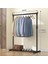 -60CM Tarzı Elbise Askısı Kat Elbise Askısı Katlanır Iç Tek Çubuk Yatak Odası ve Ev Kurutma Rafı (Yurt Dışından) 4