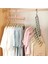 Gri-1pcs Tarzı 2 Adet Sihirli Çok Portlu Destek Elbise Askıları Kurutma Rafı Çok Fonksiyonlu Plastik Giysi Rafı Kurutma Askısı Depolama Askıları (Yurt Dışından) 4