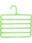 Yeşil Stil Elbise Pantolon Askıları Dolap Saklama Organizatörleri 5 Katlı Pantolon Havlu Atkı Rafları (Yurt Dışından) 1