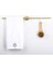 G40CM Tarzı Hafif Lüks Havlu Askısı Yaratıcı Fırçalanmış Altın Ayarlanabilir Tek Çubuk Banyo Havlusu Askısı Iskandinav Minimalist Banyo Havlu Çubuğu (Yurt Dışından) 3
