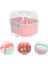 Pembe Tarzı 29,5X26CM Biberon Organizatör Lavabo Bulaşıklık Saklama Kutusu Gümüş Bebek Ölmek Tahliye Tahtası Kurutucu (Yurt Dışından) 5