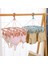 Pembe Tarzı 32 Klipler Katlanır Elbise Kurutma Makinesi Askısı Rüzgar Geçirmez Çorap Iç Çamaşırı Kurutma Rafı Ev Çocuk Yetişkinler Depolama Çamaşır Rafı (Yurt Dışından) 5