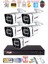 5 Kameralı 1080P Görüntü Gece Renkli Full Hd 4 x Ultra LED Gece Renkli Güvenlik Kamerası Seti 320 GB 2