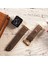 Apple Watch 42MM 44MM 45MM 49MM Ultra Ultra 2 Seri 3 / 4 / 5 / 6 / Se / 7 / 8 / 9 Kahverengi Deri Kordon Hakiki Crazy Deri Kayış 5