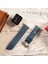 Apple Watch Deri Kordon 42MM 44MM 45MM 49MM 3 / 4 / 5 / 6 / Se / 7 / 8 / Ultra / Ultra 2 Mavi Deri Kayış 4