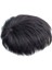 Peruk Erkek Kısa Saç Kafa Üst Yedek Blok Tam Gerçek Saç Değiştirme Siyah Brüt Inç Mekanizması 16*18 (Yurt Dışından) 2