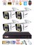 4 Kameralı 1080P Görüntü Gece Renkli Full Hd 4 x Ultra LED Gece Renkli Güvenlik Kamerası Seti 320 GB 1