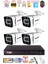 4 Kameralı 1080P Görüntü Gece Renkli Full Hd 4 x Ultra LED Gece Renkli Güvenlik Kamerası Seti 320 GB 2