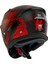 Hunter Sv B5 Matt Red Modüler Motosiklet Kaskı + Yedek Vizör - M 2