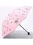 Hss Pati Desenli Mini Katlanır Şemsiye - Pembe (Yurt Dışından) 1