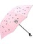 Hss Pati Desenli Mini Katlanır Şemsiye - Pembe (Yurt Dışından) 2
