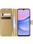 Samsung Galaxy A15 Kılıf Delux Leather Wallet Gold 1