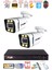 2 Kameralı 1080P Görüntü Gece Renkli Full Hd 4 x Ultra LED Gece Renkli Güvenlik Kamerası Seti 1 Tb 1