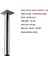 4 Adet Masa Ayağı 71 Cm Ayarlı Krom Mobilya Ayak Çap : 60 mm 2