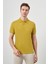 Erkek Limon Küfü Basic Polo Yaka Dynamic Fit T-Shirt 2