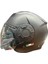 766 Solid Matt Black - Açık Motosiklet Kask 1