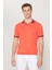 Erkek Mercan Standart Fit Normal Kesim Polo Yaka %100 Pamuk Triko Tişört 1