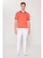 Erkek Mercan Standart Fit Normal Kesim Polo Yaka %100 Pamuk Triko Tişört 2