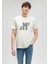 Erkek Ekru M0612184-70139 Pro Baskılı T-Shirt 1