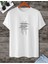 Baskılı Oversize T-Shirt Beyaz 1