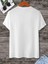 Baskılı Oversize T-Shirt Beyaz 2