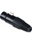 Black Metal Xlr Canon Dişi Jak TNX-4814 Bk 2