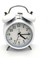 16CM Büyük Boy Akar Saniyeli Alarm Çalar Saat - Nostaljik Masa Saati Beyaz 2