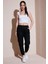 Pamuklu Regular Fit Jogger Kargo Pantolon Bayan Pantolon 24Y0129K1 1