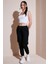 Pamuklu Regular Fit Jogger Kargo Pantolon Bayan Pantolon 24Y0129K1 2