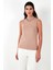 Pamuklu Kolsuz Dik Yaka T Shirt Kadın T Shirt 5865710 5