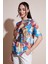 Desenli Pamuklu Relaxed Fit Bluz Bayan Bluz 24Y0927K1 1