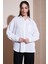 Pamuklu Relaxed Fit Tek Cepli Gömlek Bayan Gömlek 24Y0245K1 1