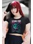 BLINK-182 Baskılı Crop Top, Kadın Rock Temalı Crop Bluz 1