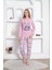 Farya Home Dreamy Pamuklu Uzun Kollu Desenli Paça Manşetli Pijama Takımı 1