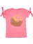 Çiçek Sepet Nakışlı Kız Bebek Tshirt Pembe 1