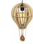 Kapadokya Çocuk Genç Odası Için Ahşap Mdf 3D Puzzle Uçan Balon Avize- Biblo Ampul Dahil Değildir 2