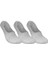 Invisible 3 Pack Unisex Gri Çorap 1