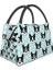 XXBQ-391 22X20X10CM 9X8X4IN Yeniden Kullanılabilir Öğle Yemeği Çantası Boston Terrier ve Köpek Yalıtımlı Yemek Kabı Soğutucu Tote Çanta Organizatör Çantası Çalışmak Için Açık Piknik (Yurt Dışından) 1