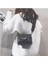 Siyah Netizens Yeni Moda Çok Yönlü Crossbody Çanta Kore Versiyonu Vintage Geniş Omuz Askısı El Tek Omuz Küçük Kare Çanta (Yurt Dışından) 1