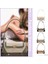 Yeşil Kadın Koltukaltı Hobo Çanta Patchwork Üst Kolu Çanta Çok Yönlü Flap Omuz Çantası Yumuşak Satchel Çanta Alışveriş Çantası (Yurt Dışından) 2