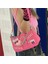 Pembe 23X5X13CM Y2K Pembe Omuz Çantası Kadınlar Için Zincir Tasarımcısı Küçük Kare Çanta Serin Kız Sling Çanta Kalp Deco Mini Çanta Koltukaltı Moda (Yurt Dışından) 2