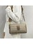 Haki Ellovado Moda Geniş Bant Kadın Çantası Rahat Banliyö Crossbody Çanta Bağbozumu Baskılı Omuz Çantası Ekose Monogram Boston Çanta (Yurt Dışından) 3