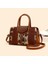 Fotoğraf Rengi 30X12X18CM Moda Yılan Desenli Kadın Çanta Yüksek Kapasiteli Vintage Kadın Omuz Crossbody Çanta Boston Leopar Desenli Kadın Çantası (Yurt Dışından) 5