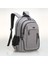 Açık Gri 18 Inç Erkek Oxford Su Geçirmez Sırt Çantası Şarj Edilebilir USB Iş Bilgisayarı Çantası Rahat Sırt Çantası Kıdemli Lise Öğrencisi Schoolbag (Yurt Dışından) 1