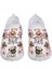 SPF1595AA 37 Instantarts Güzel Boston Terrier Tasarım Çiçek Baskı Yaz Açık Hava Nefes Alabilen Örgü Ayakkabı Salya Çantalı Yumuşak Slip On Ayakkabı (Yurt Dışından) 1