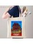 Quebec Kanada 35 cm x 40 cm Londra Louvre Pisa Kiev Roma Santorini Atina Bali Berlin Boston Dubai Dublin Floransa Mürekkep Suluboya Resim Tote Çanta Hangbag (Yurt Dışından) 1