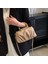 Açık Kahverengi 26CM 7cm 15CM Moda Akşam Çanta Büyük Kapasiteli Kadın Omuz Çantası Yumuşak Pu Deri Crossbody Çanta Kadın Rahat Boston Tasarımcı Çanta Tote (Yurt Dışından) 3