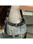 Mavi Retro Amerikan Moda Yüksek Kapasiteli Çanta Denim Kumaş Kadın Çanta Çanta Cep Büyük Kapasiteli Boston Crossbody Çanta (Yurt Dışından) 3
